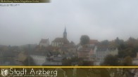 Archiv Foto Webcam Arzberg und die Maria Magdalena Kirche (Fichtelgebirge) 07:00