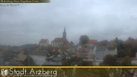 Archiv Foto Webcam Arzberg und die Maria Magdalena Kirche (Fichtelgebirge) 17:00