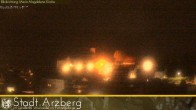 Archiv Foto Webcam Arzberg und die Maria Magdalena Kirche (Fichtelgebirge) 23:00