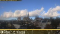 Archiv Foto Webcam Arzberg und die Maria Magdalena Kirche (Fichtelgebirge) 09:00
