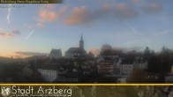 Archiv Foto Webcam Arzberg und die Maria Magdalena Kirche (Fichtelgebirge) 15:00