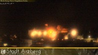 Archiv Foto Webcam Arzberg und die Maria Magdalena Kirche (Fichtelgebirge) 23:00