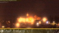 Archiv Foto Webcam Arzberg und die Maria Magdalena Kirche (Fichtelgebirge) 19:00