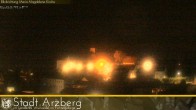 Archiv Foto Webcam Arzberg und die Maria Magdalena Kirche (Fichtelgebirge) 23:00