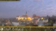 Archiv Foto Webcam Arzberg und die Maria Magdalena Kirche (Fichtelgebirge) 05:00