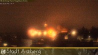 Archiv Foto Webcam Arzberg und die Maria Magdalena Kirche (Fichtelgebirge) 01:00