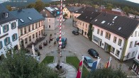 Archiv Foto Webcam Marktplatz von Bischofsgrün 19:00