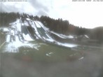 Archived image Webcam Ski jump centre (Black Forest) 17:00
