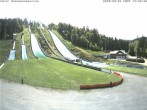 Archived image Webcam Ski jump centre (Black Forest) 13:00