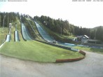 Archived image Webcam Ski jump centre (Black Forest) 17:00