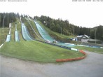 Archived image Webcam Ski jump centre (Black Forest) 19:00