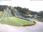 Archived image Webcam Ski jump centre (Black Forest) 17:00