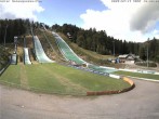 Archived image Webcam Ski jump centre (Black Forest) 09:00