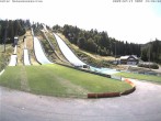 Archived image Webcam Ski jump centre (Black Forest) 13:00