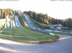 Archived image Webcam Ski jump centre (Black Forest) 19:00