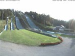 Archived image Webcam Ski jump centre (Black Forest) 17:00