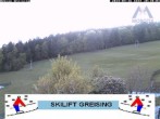 Archived image Webcam Bavarian Forest: Lift Greising 19:00