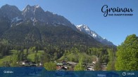 Archived image Webcam Grainau: panoramic view 08:00