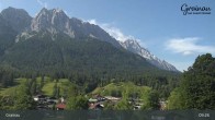 Archived image Webcam Grainau: panoramic view 08:00