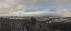 Archiv Foto Webcam Ilmenau - Blick vom Kickelhahn Turm 11:00