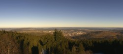 Archived image Webcam Ilmenau - View from the Kickelhahn Tower 13:00