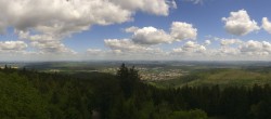 Archiv Foto Webcam Ilmenau - Blick vom Kickelhahn Turm 11:00