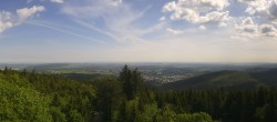 Archived image Webcam Ilmenau - View from the Kickelhahn Tower 09:00