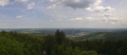 Archived image Webcam Ilmenau - View from the Kickelhahn Tower 11:00