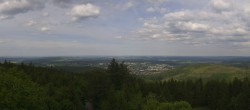 Archived image Webcam Ilmenau - View from the Kickelhahn Tower 15:00