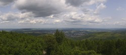 Archiv Foto Webcam Ilmenau - Blick vom Kickelhahn Turm 13:00