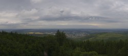 Archiv Foto Webcam Ilmenau - Blick vom Kickelhahn Turm 15:00