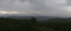 Archiv Foto Webcam Ilmenau - Blick vom Kickelhahn Turm 17:00