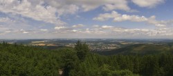 Archiv Foto Webcam Ilmenau - Blick vom Kickelhahn Turm 08:00