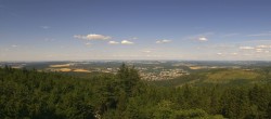 Archiv Foto Webcam Ilmenau - Blick vom Kickelhahn Turm 10:00