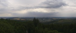 Archiv Foto Webcam Ilmenau - Blick vom Kickelhahn Turm 15:00