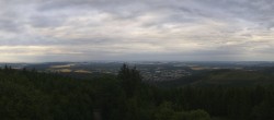 Archiv Foto Webcam Ilmenau - Blick vom Kickelhahn Turm 19:00