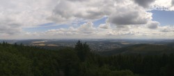 Archiv Foto Webcam Ilmenau - Blick vom Kickelhahn Turm 09:00