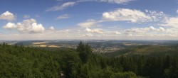 Archiv Foto Webcam Ilmenau - Blick vom Kickelhahn Turm 11:00