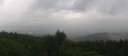 Archiv Foto Webcam Ilmenau - Blick vom Kickelhahn Turm 15:00