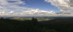 Archiv Foto Webcam Ilmenau - Blick vom Kickelhahn Turm 13:00