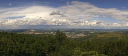 Archiv Foto Webcam Ilmenau - Blick vom Kickelhahn Turm 15:00