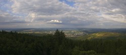 Archiv Foto Webcam Ilmenau - Blick vom Kickelhahn Turm 17:00