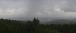 Archiv Foto Webcam Ilmenau - Blick vom Kickelhahn Turm 11:00