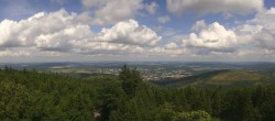 Archived image Webcam Ilmenau - View from the Kickelhahn Tower 13:00