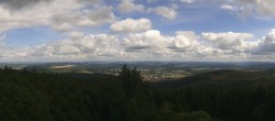 Archiv Foto Webcam Ilmenau - Blick vom Kickelhahn Turm 11:00