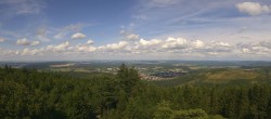 Archiv Foto Webcam Ilmenau - Blick vom Kickelhahn Turm 15:00