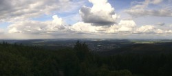 Archiv Foto Webcam Ilmenau - Blick vom Kickelhahn Turm 17:00