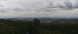 Archiv Foto Webcam Ilmenau - Blick vom Kickelhahn Turm 11:00