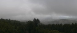 Archived image Webcam Ilmenau - View from the Kickelhahn Tower 11:00