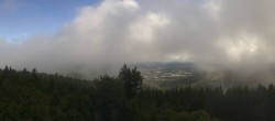 Archiv Foto Webcam Ilmenau - Blick vom Kickelhahn Turm 09:00